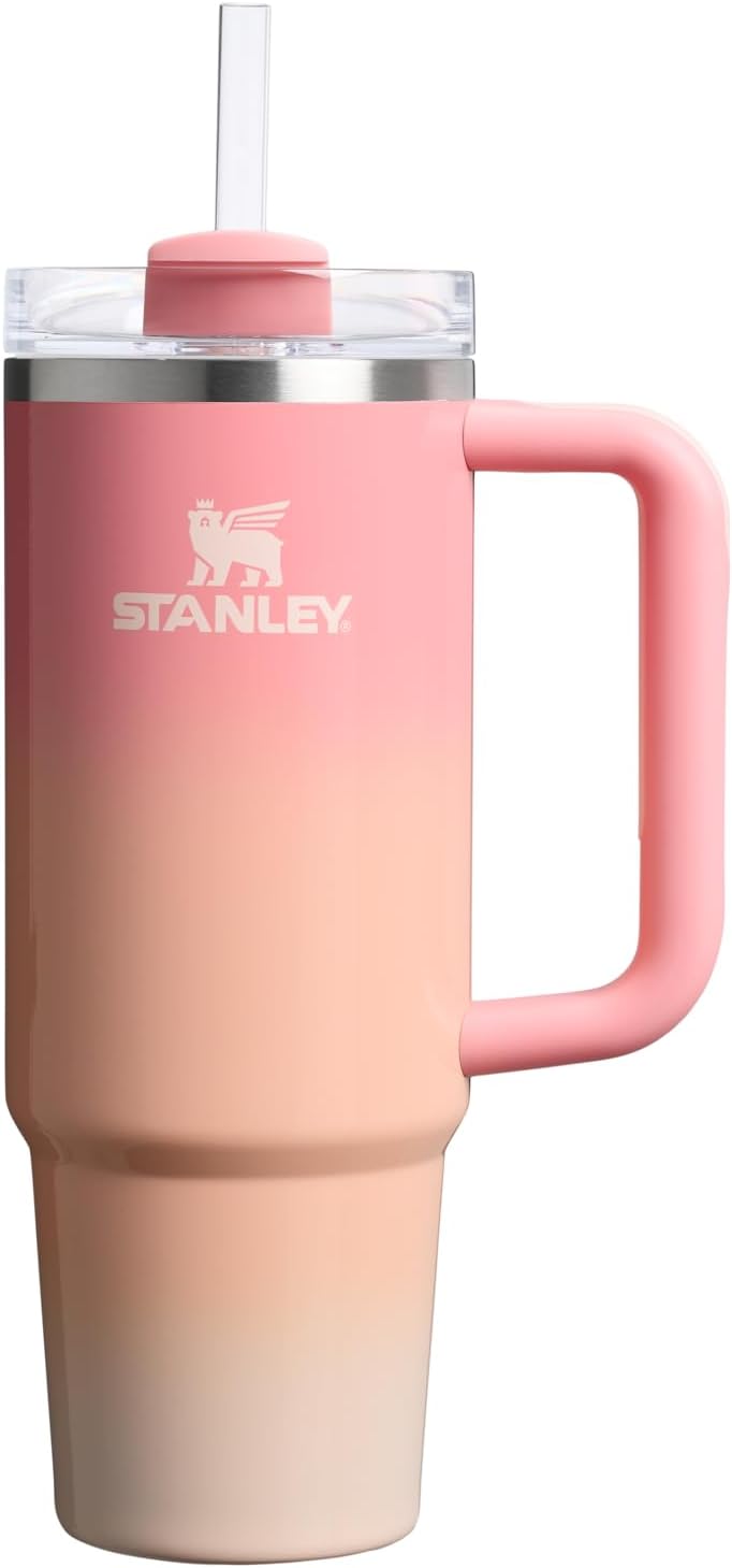 Stanley Quencher H2.0 30-ounce tumbler in Pink Mesa Sunset