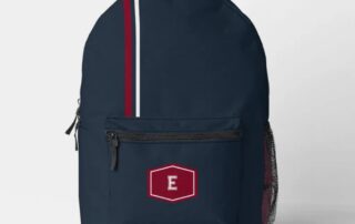 Navy red university backpack-pink dramatic backpacks-pink dramatic personalized gifts-personalized backpack-custom backpack-pink gifts