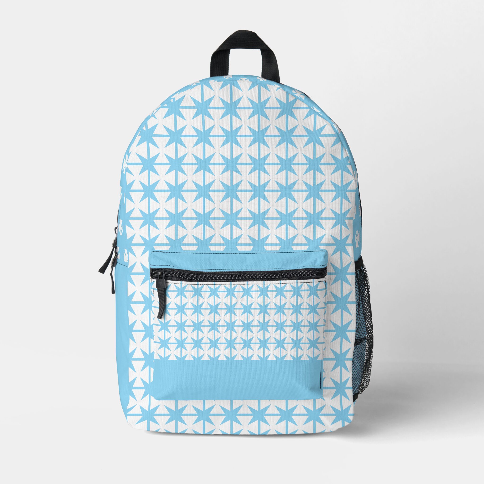 Bags & Accessories - Pink Dramatic personalized gifts for you Light Blue Geometric Star Pattern Backpack-pink gifts-toddler backpacks-light blue schoolbag- school backpacks- Pink bags