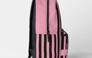 pink striped backpack-personalized backpacks for girl-pink backpacks for girl-kawaii backpack-pink dramatic backpack
