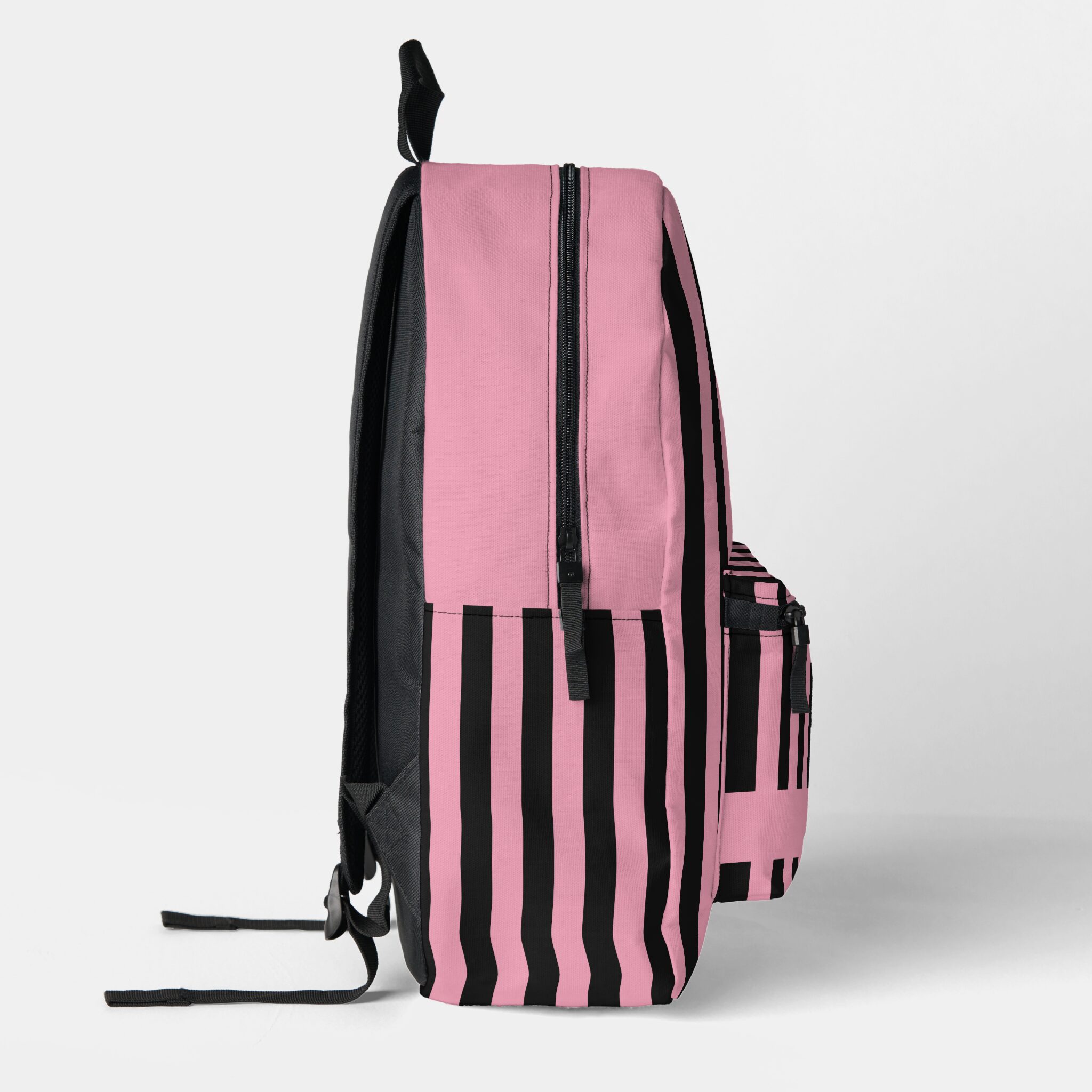 pink striped backpack-personalized backpacks for girl-pink backpacks for girl-kawaii backpack-pink dramatic backpack
