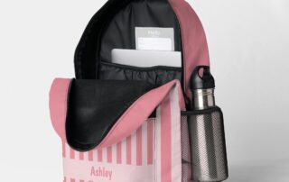 pink backpack-pink customizable backpack-pink dramatic backpack