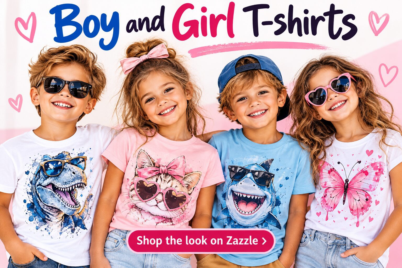 pink dramatic Boy and Girl T Shirts-pink dramatic kids gifts-pink dramatic personalized kids tee